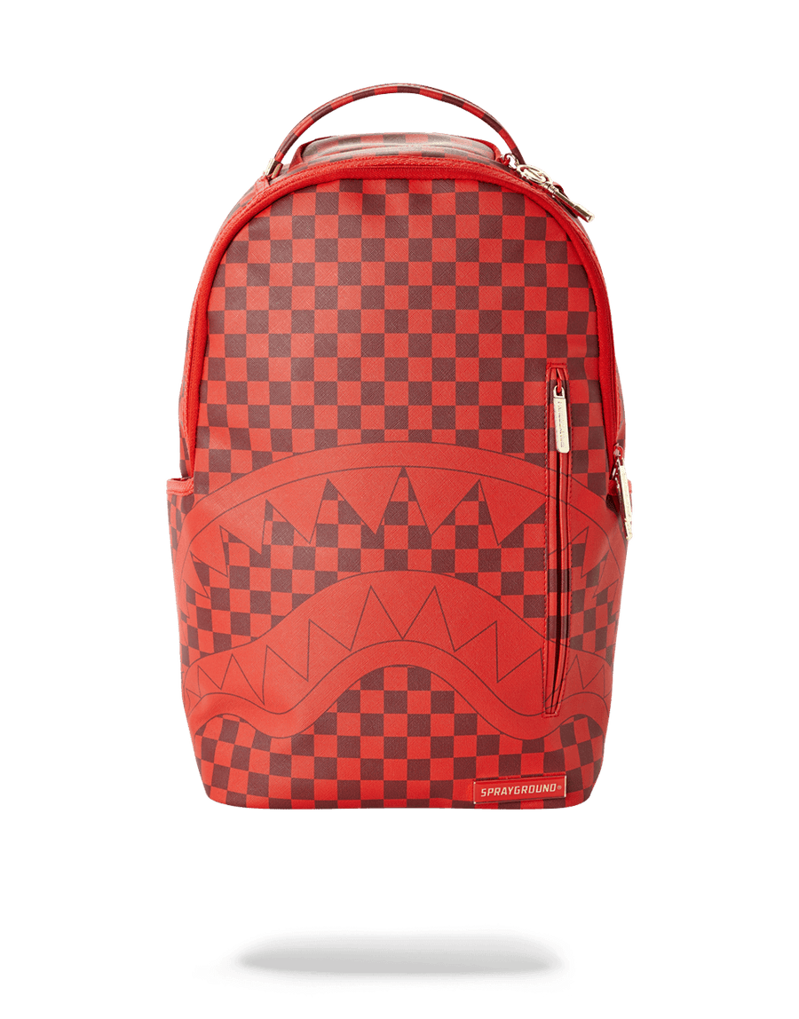 SPRAYGROUND® BACKPACK SHARKS IN PARIS (RED CHECKERED EDITION)