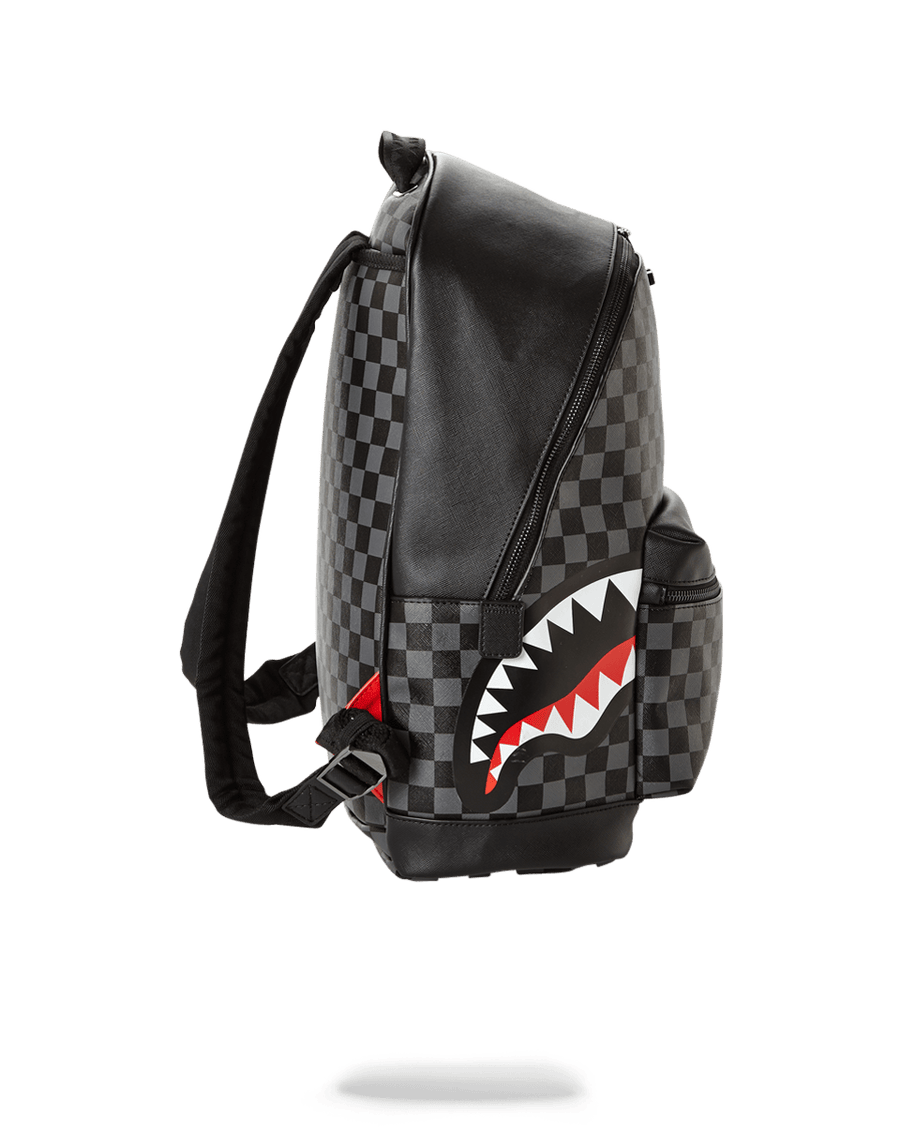 SPRAYGROUND® BACKPACK SHARKS IN PARIS (BLACK CHECKERED EDITION)