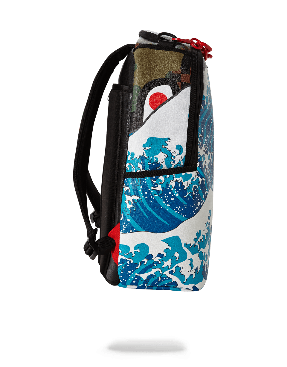 SPRAYGROUND® BACKPACK CAMOKAWA WAVE SHARK