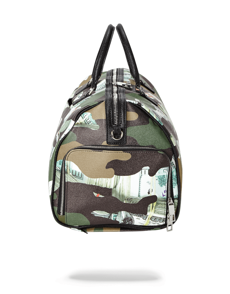 SPRAYGROUND® DUFFLE CAMO MONEY SHARK DUFFLE