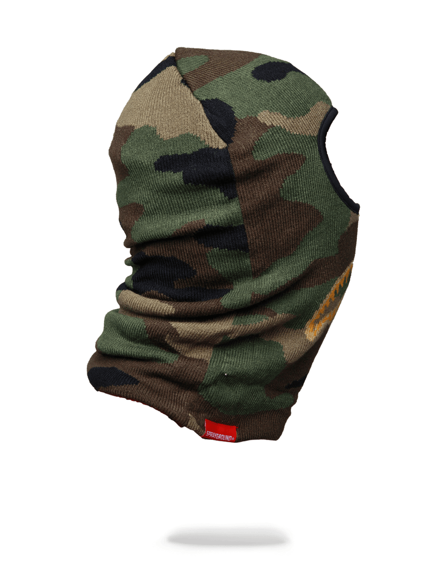 SPRAYGROUND® SKI MASK GOLD KNIT SHARK MOUTH SKI MASK