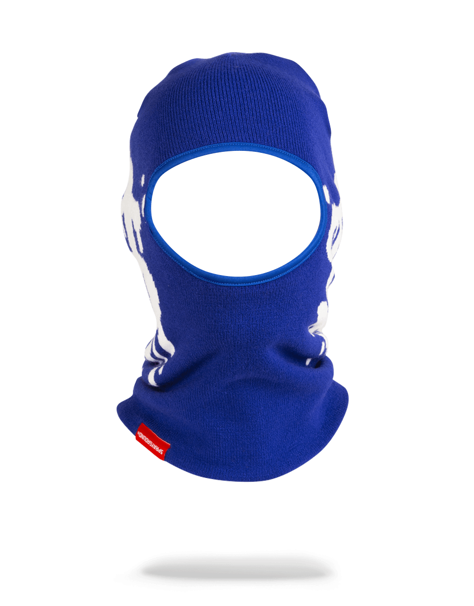 SPRAYGROUND® SKI MASK MONEY DRIP SKI MASK (BLUE)