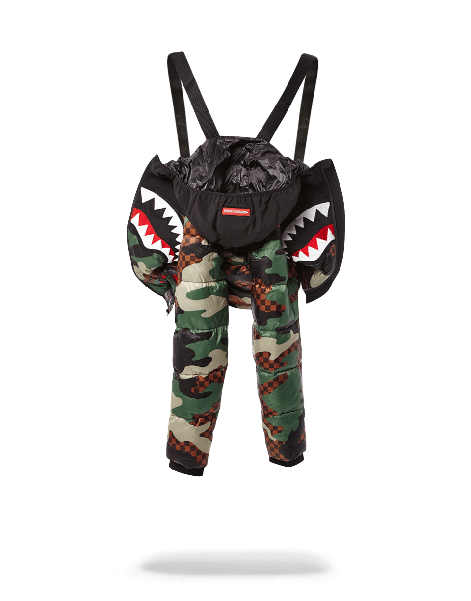 SPRAYGROUND® OUTERWEAR CAMO CHECKERED PUFFER
