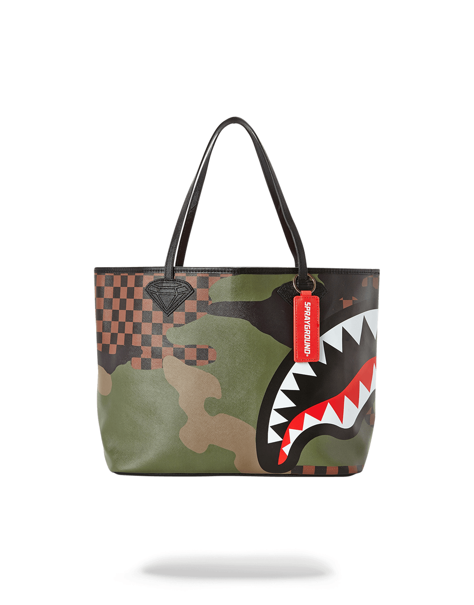 SPRAYGROUND® TOTE SHARKS IN PARIS (CAMO EDITION) TOTE