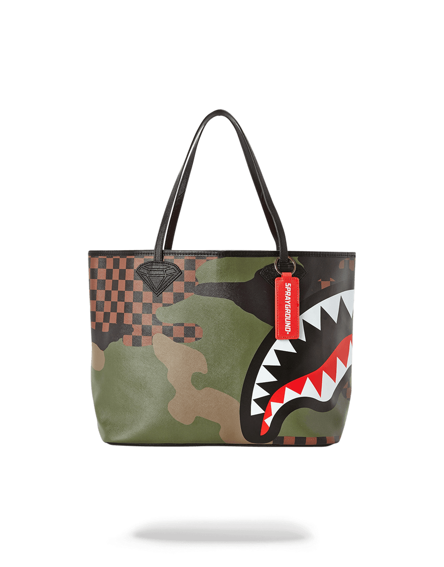 SPRAYGROUND® TOTE SHARKS IN PARIS (CAMO EDITION) TOTE