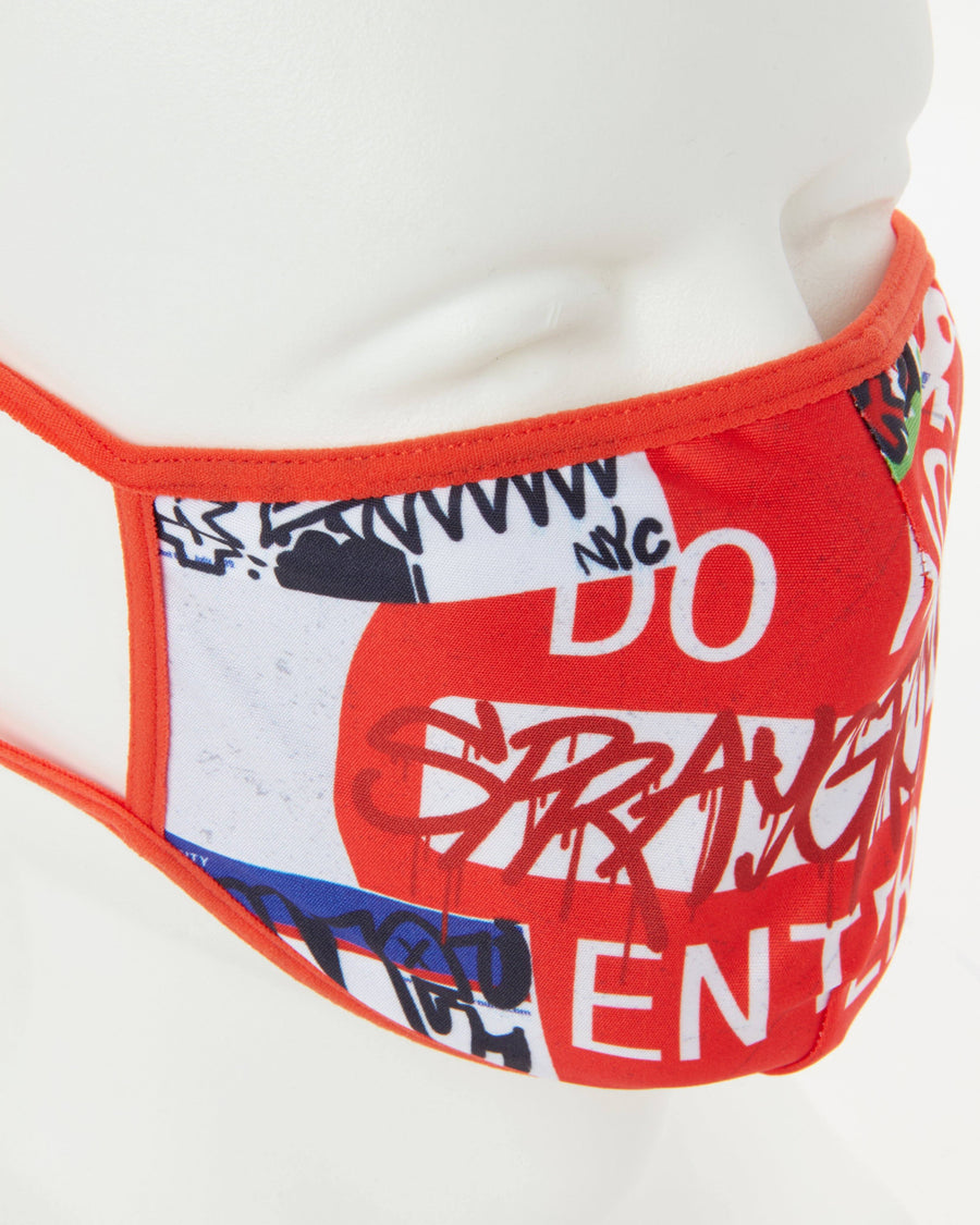 SPRAYGROUND® FASHION MASK DO NOT ENTER FORM-FITTING MASK