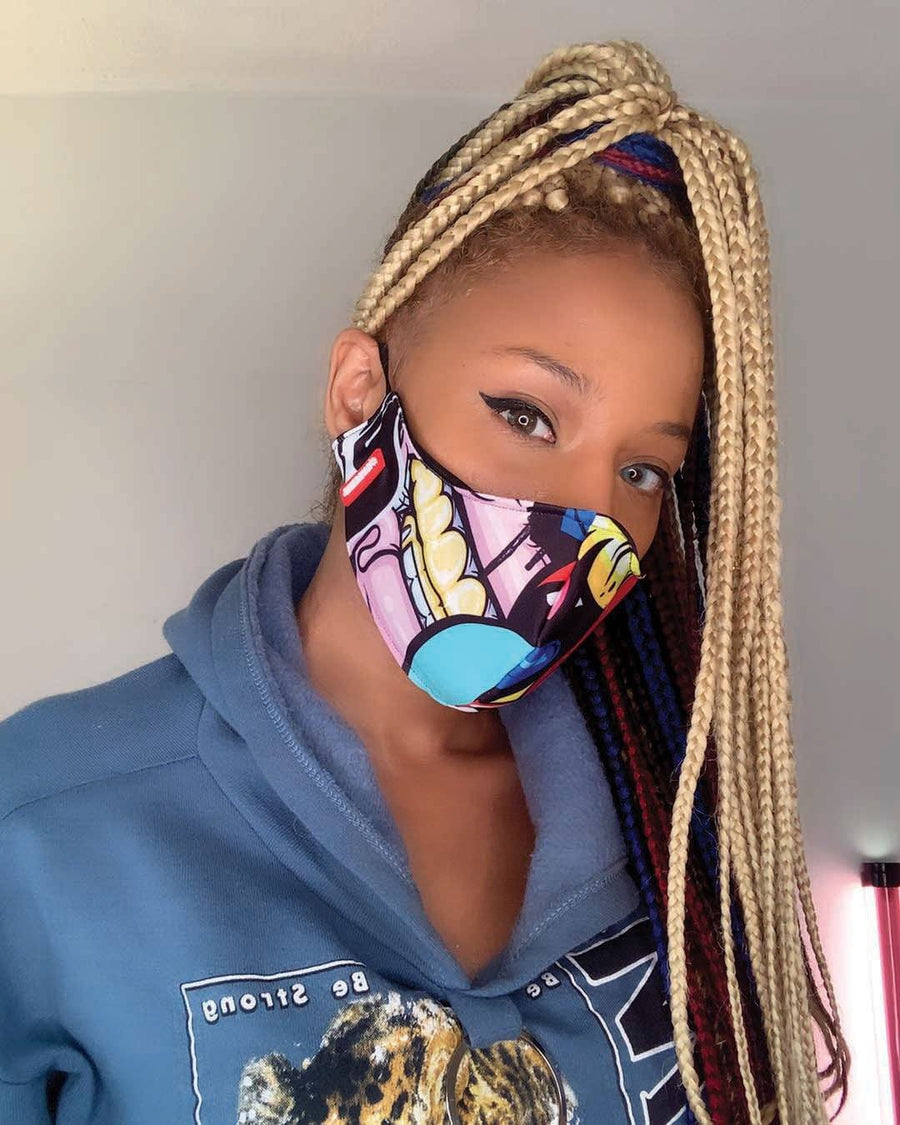 SPRAYGROUND® FASHION MASK LIP SERVICE MASK (FORM-FITTING)