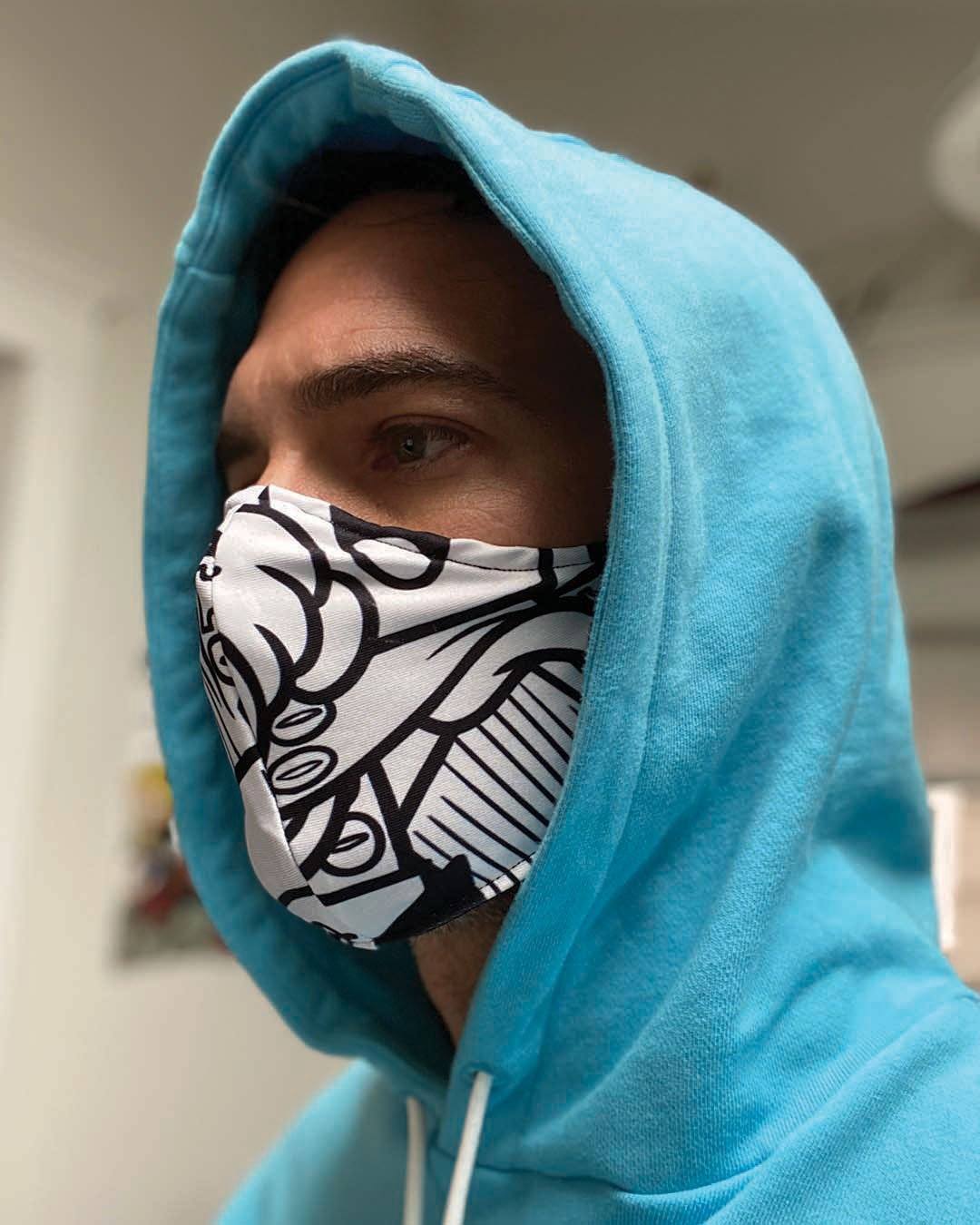 SPRAYGROUND® FASHION MASK MONEY BOYS MASK (FORM-FITTING)