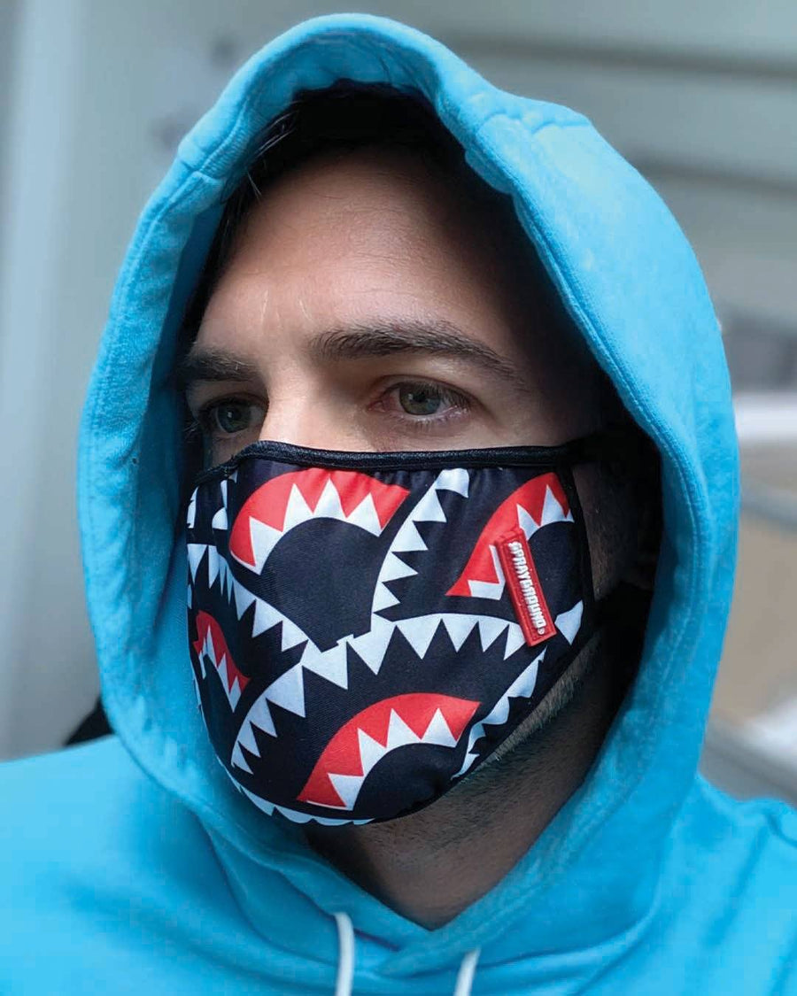 SPRAYGROUND® FASHION MASK SHARKMOUTH PATTERN MASK (CLASSIC FIT)
