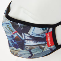 SPRAYGROUND® FASHION MASK MONEY WHERE UR MOUTH IS FORM-FITTING MASK