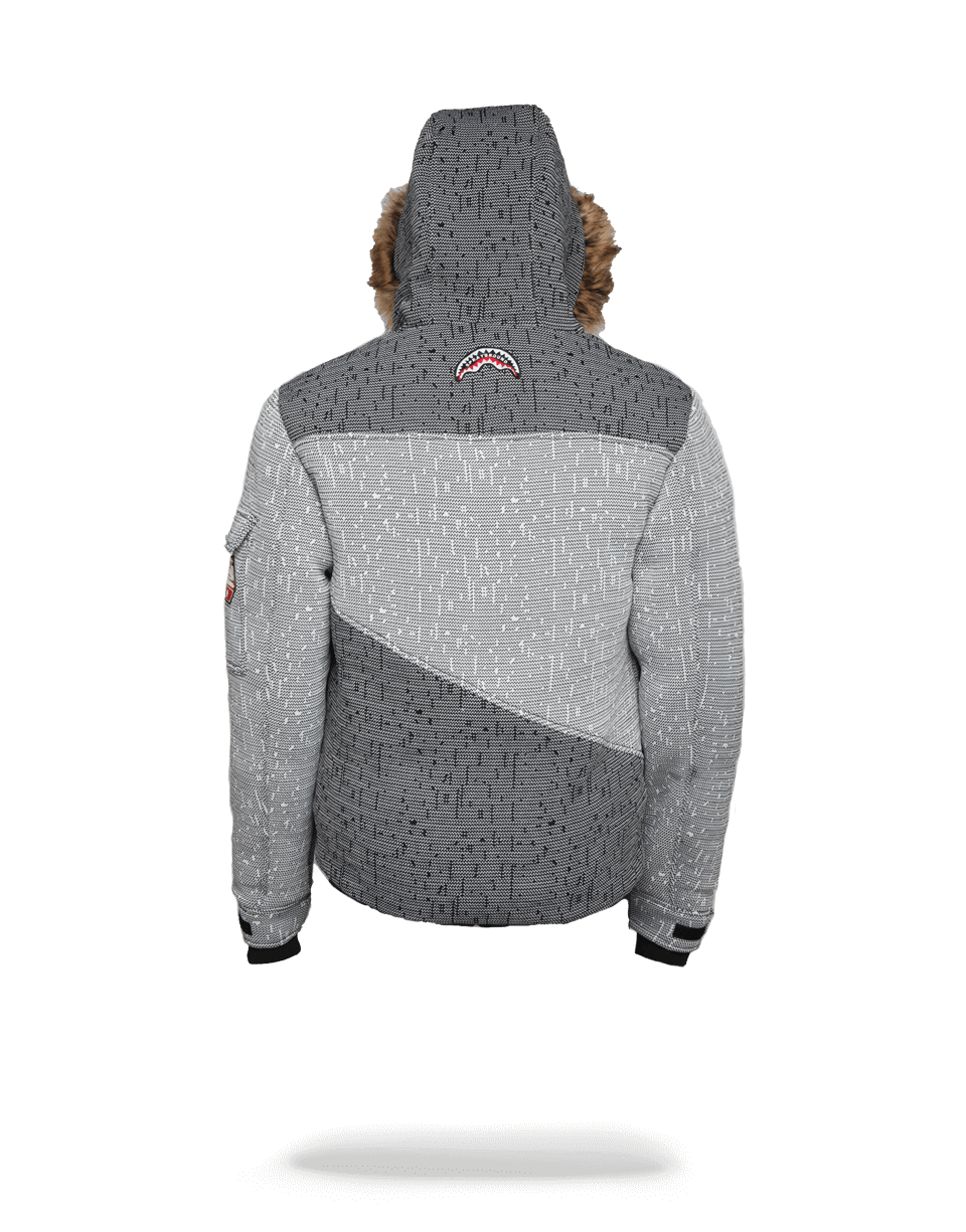SPRAYGROUND® OUTERWEAR JAPAN STRIPE KNIT CHOPPER JACKET