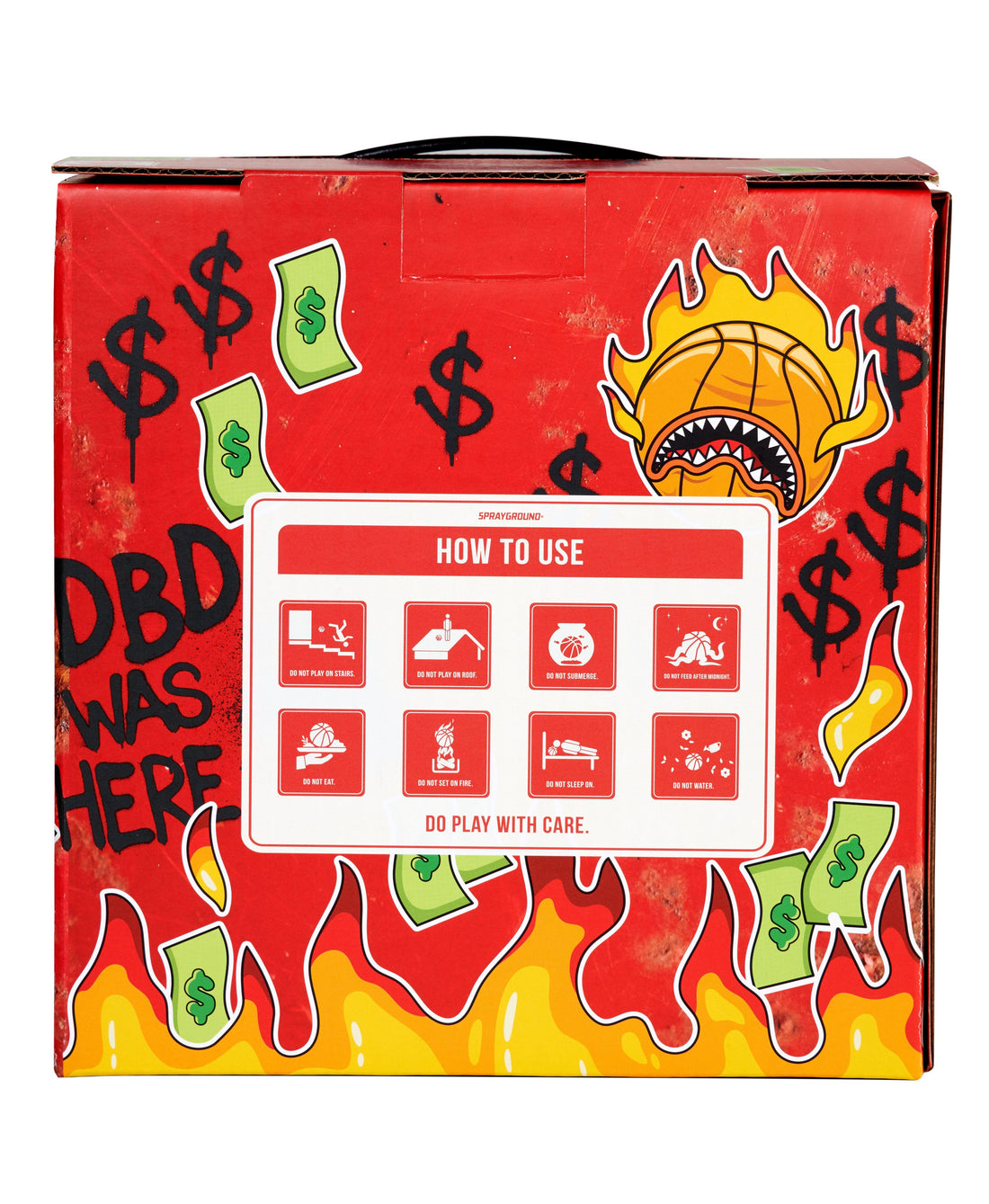 SPRAYGROUND® BASKETBALL SPALDING X SPRAYGROUND FIRE BASKETBALL