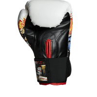 SPRAYGROUND® BOXING GLOVES WHITE FIRE MONEY BOXING GLOVES