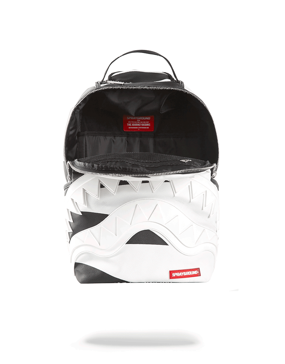 SPRAYGROUND® BACKPACK PHANTOM WHITE RUBBER SHARK