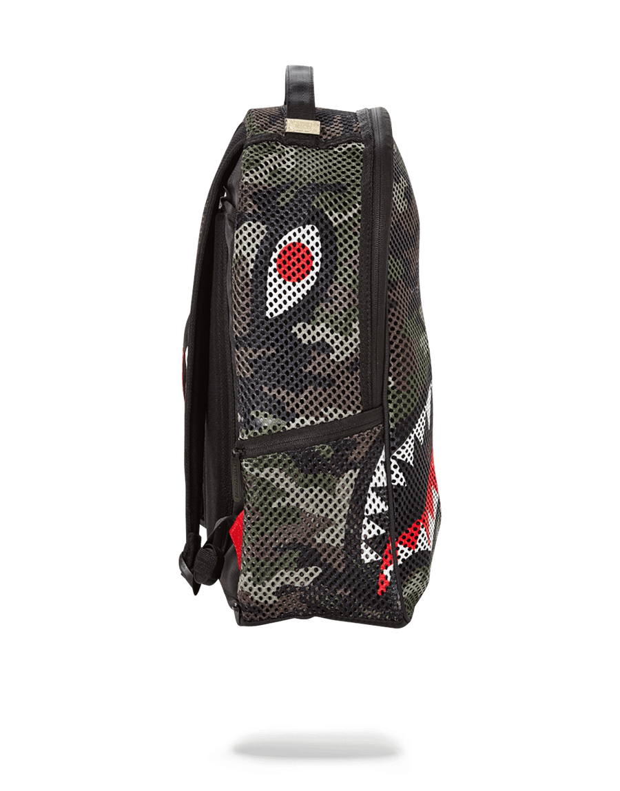 Shop Sprayground Split Sharkmouth Camo Backpack B3002 camo