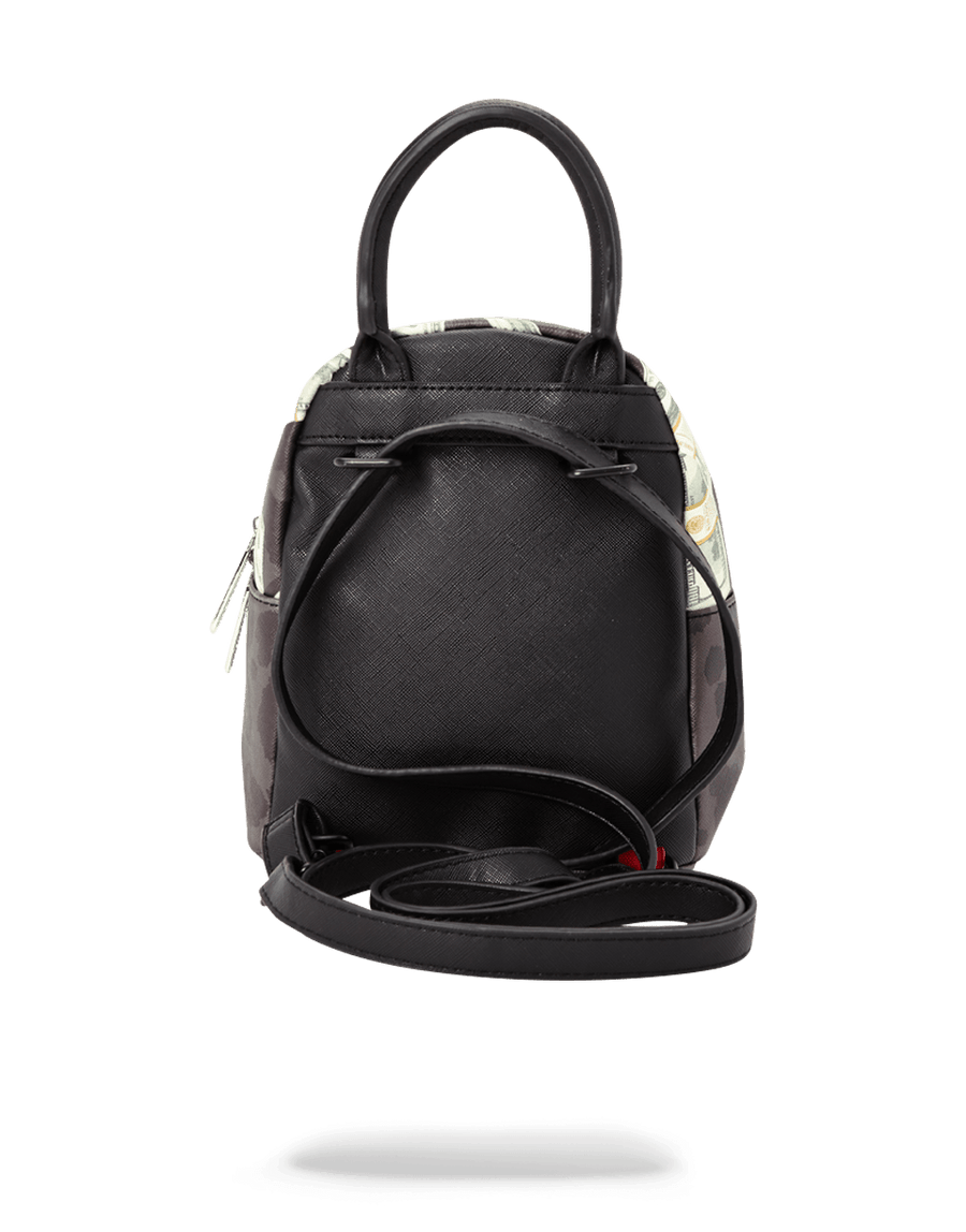 SPRAYGROUND® MINI MONEY ON BLACK LEOPARD PRINT MINI