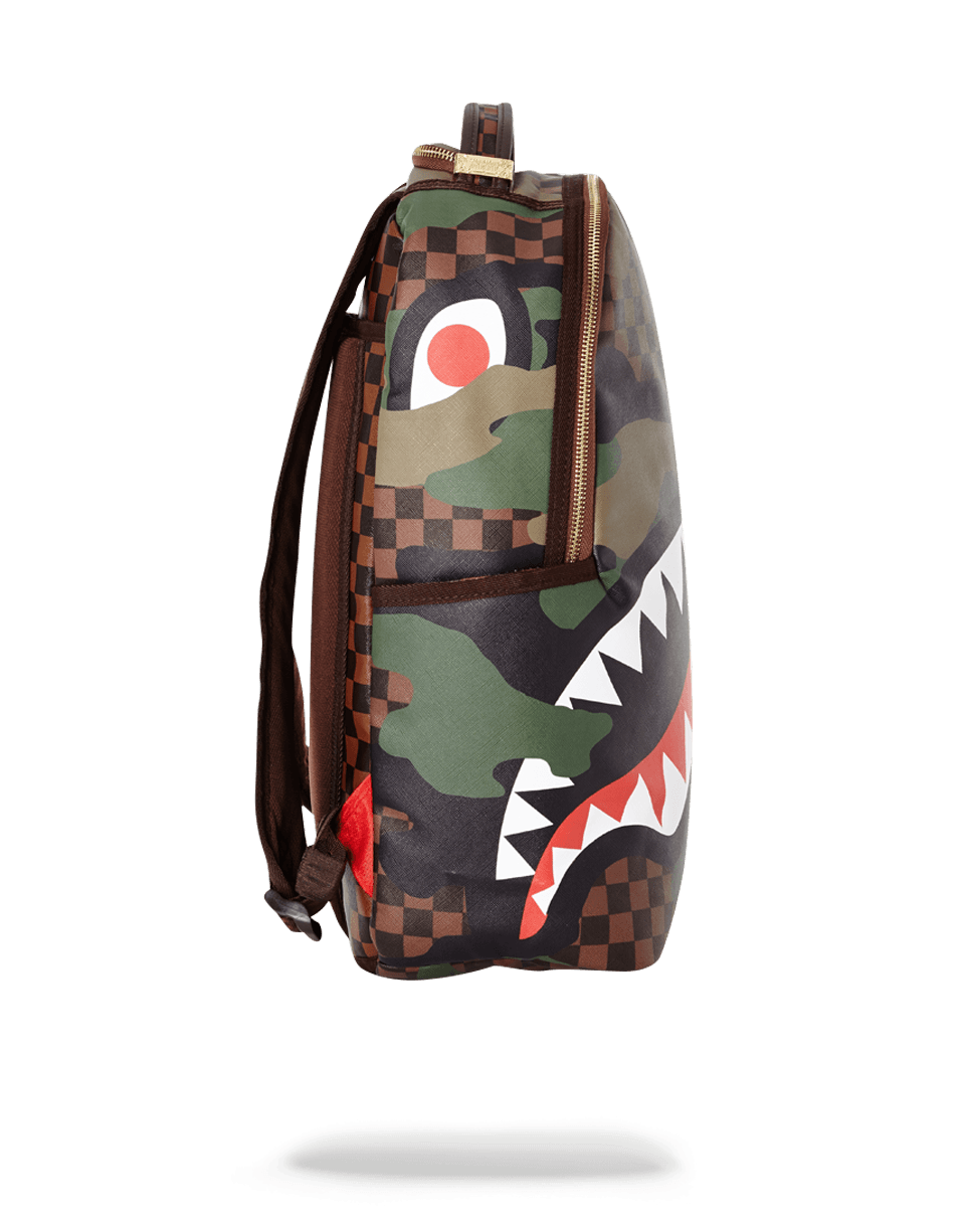 Sprayground camo shark sales backpack