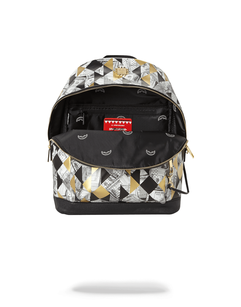 SPRAYGROUND® BACKPACK 6-STRAP FRACTAL MONEY EMPEROR