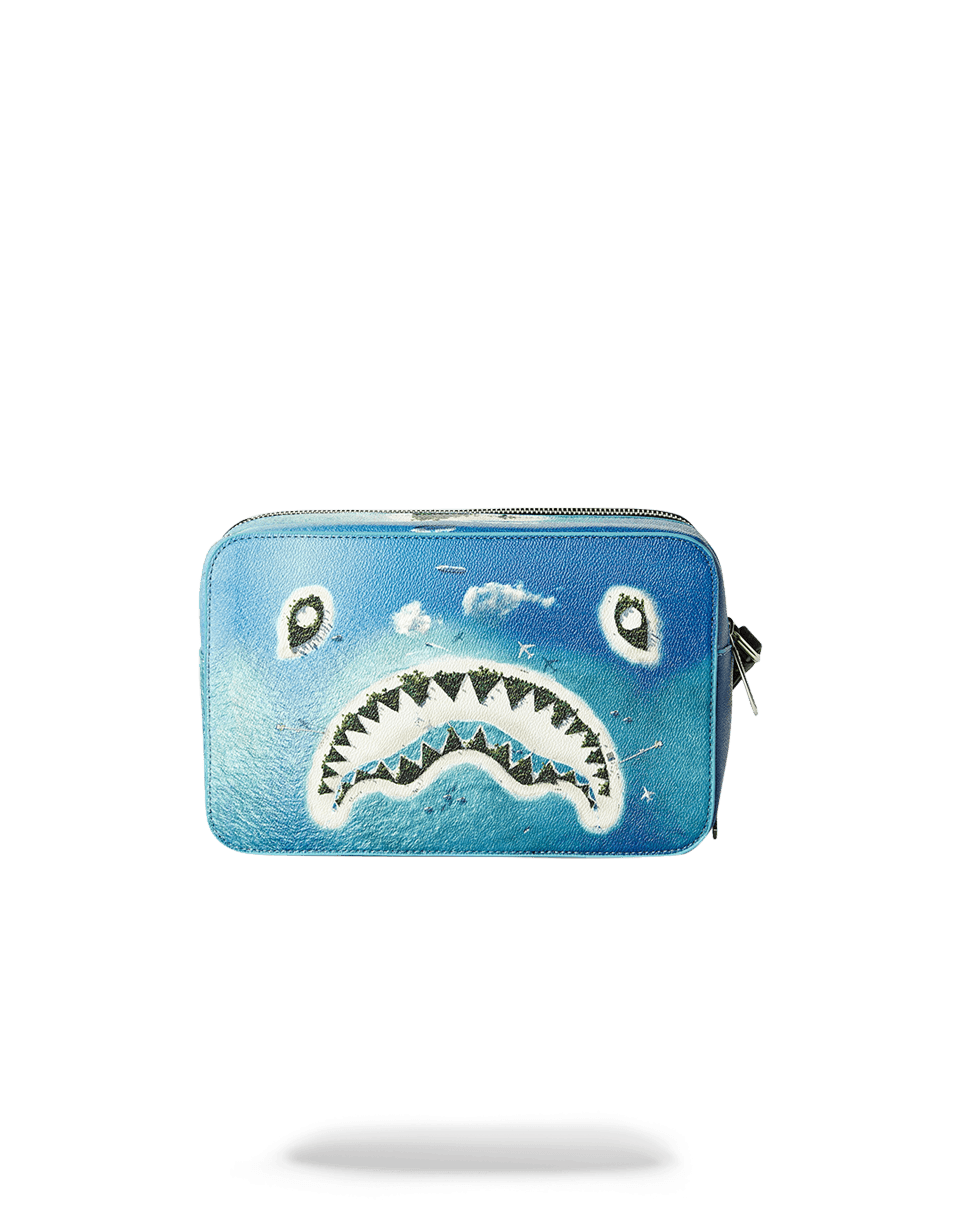 SPRAYGROUND® TOILETRY SHARK ISLAND TOILETRY AKA MONEY BAG