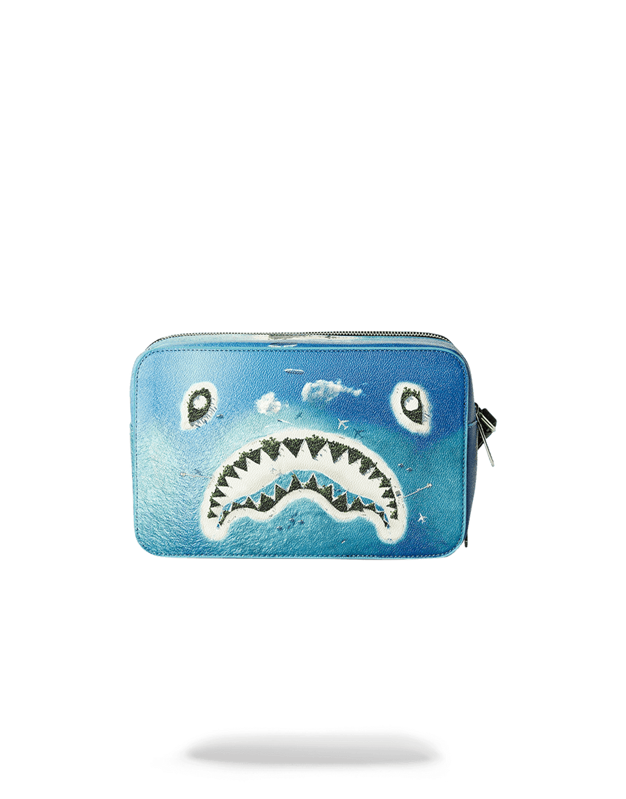 SPRAYGROUND® TOILETRY SHARK ISLAND TOILETRY AKA MONEY BAG