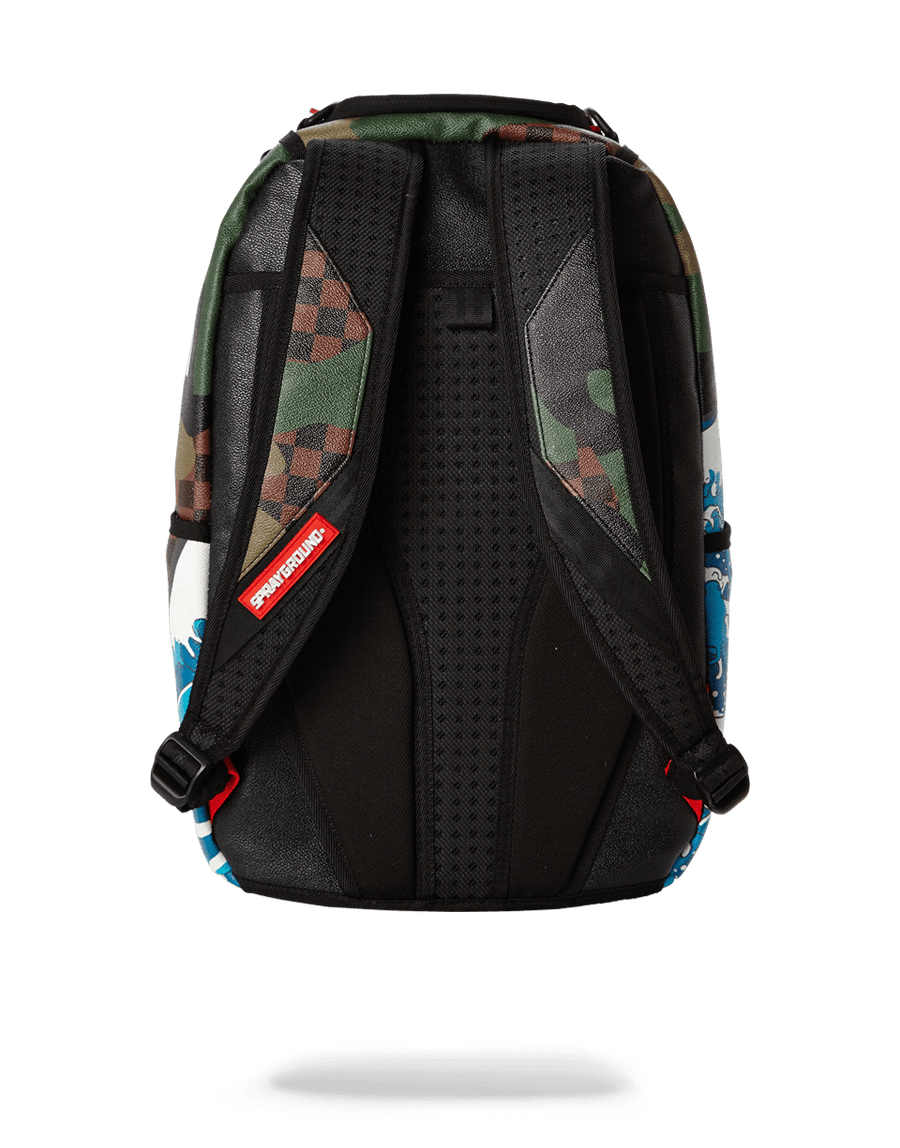 Sprayground camokawa shark backpack best sale