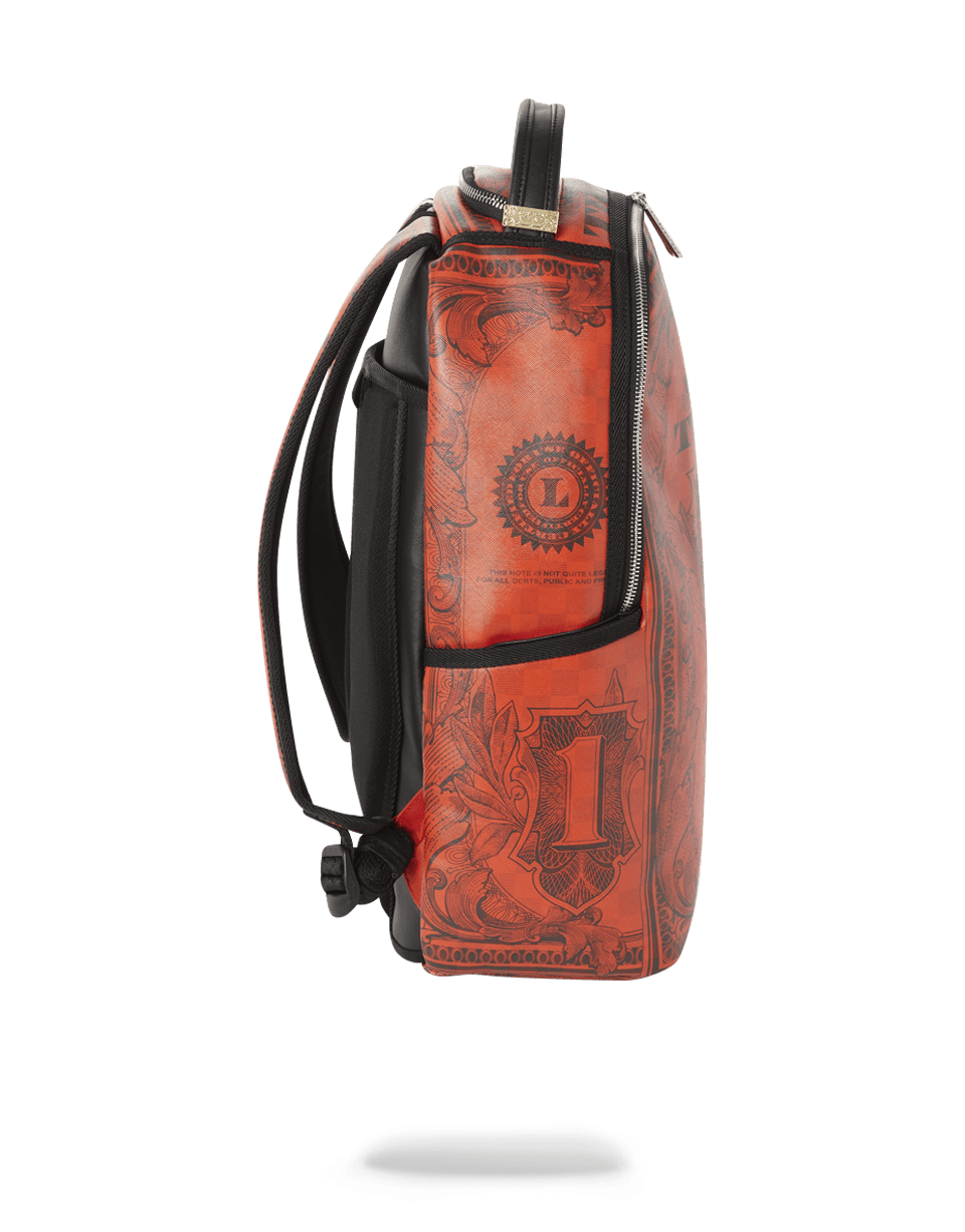 SPRAYGROUND® BACKPACK IN GOD WE TRUST RED BACKPACK (ONE OF ONE)