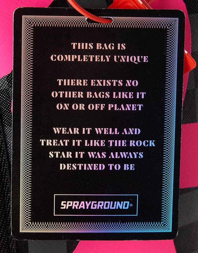 SPRAYGROUND® BACKPACK REAL FAKE BACKPACK (ONE OF ONE)