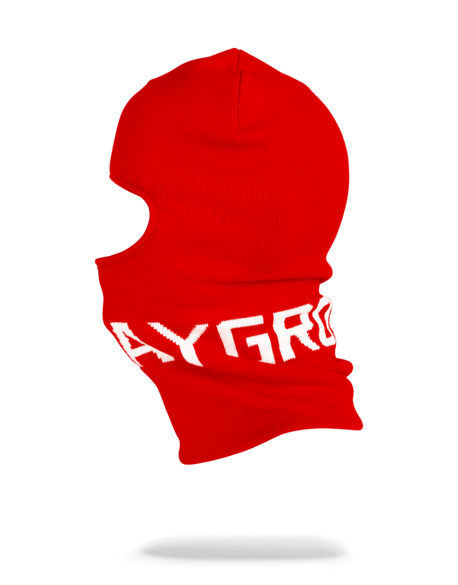 SPRAYGROUND® SKI MASK RED SPRAYGROUND LOGO SKI MASK