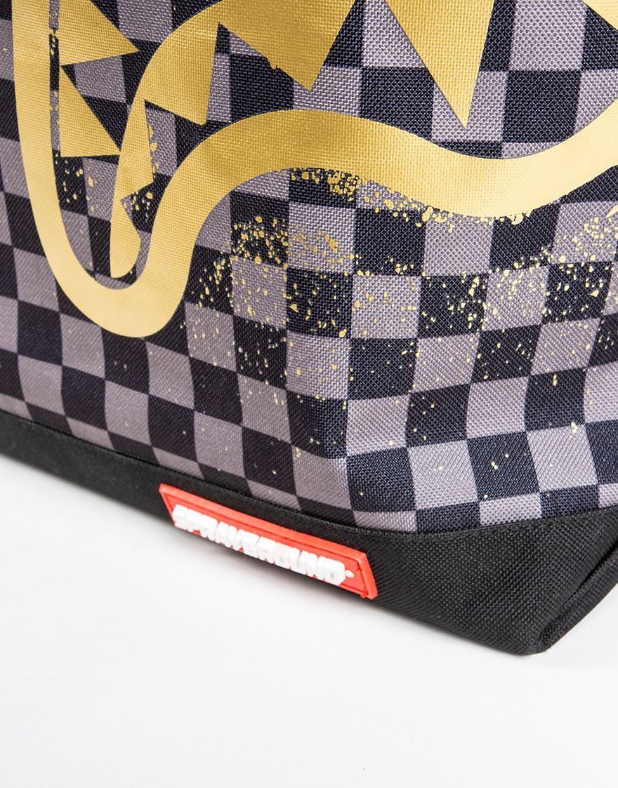 SPRAYGROUND® TOTE SHARKS IN PARIS GOLD STENCIL TOTE