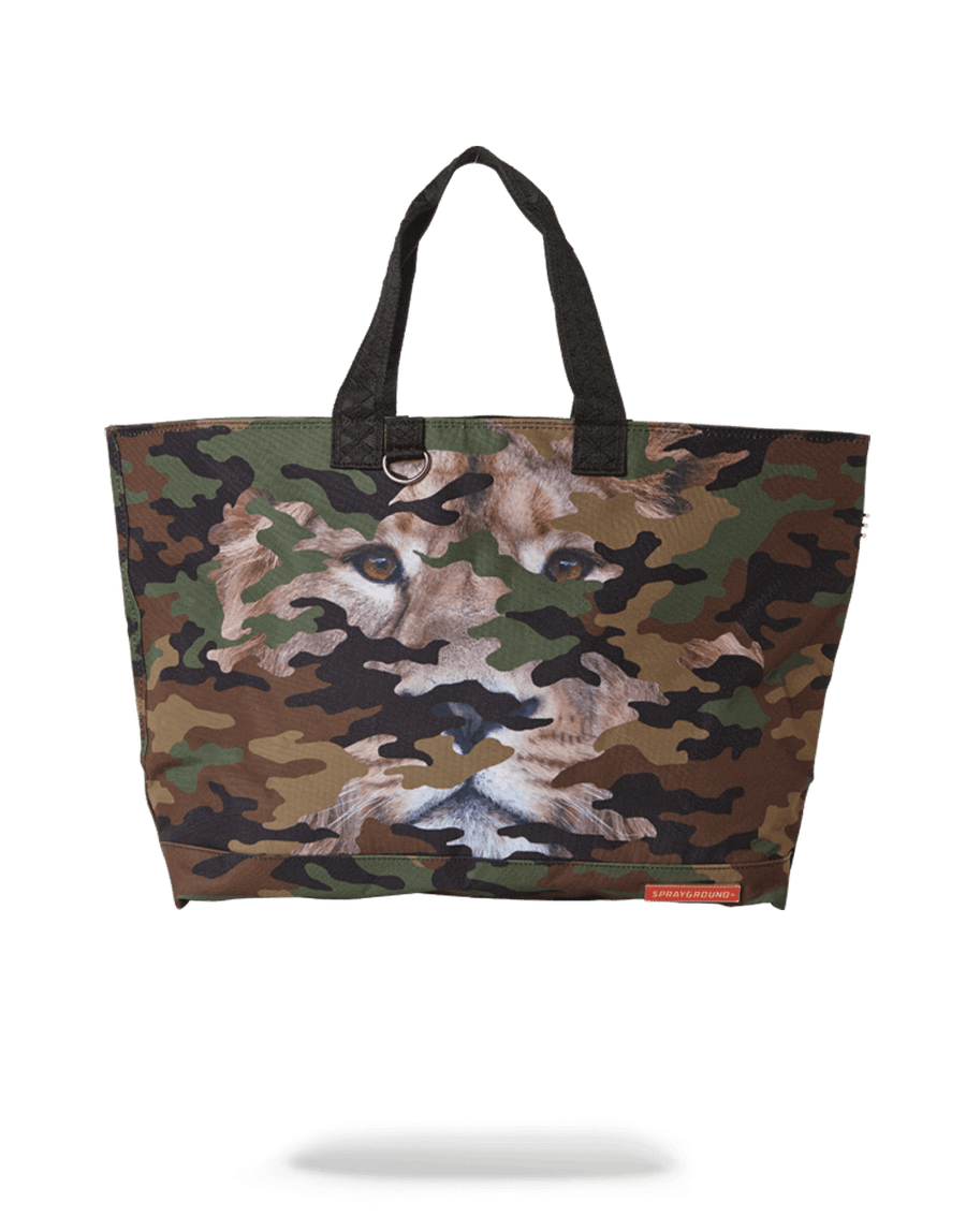 SPRAYGROUND® TOTE LION CAMO TOTE BAG