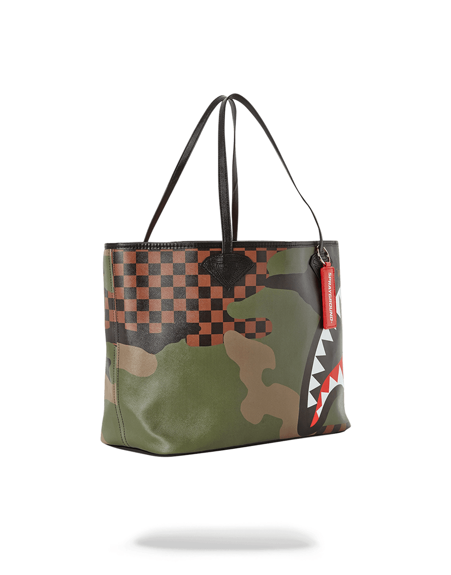 SPRAYGROUND® TOTE SHARKS IN PARIS (CAMO EDITION) TOTE