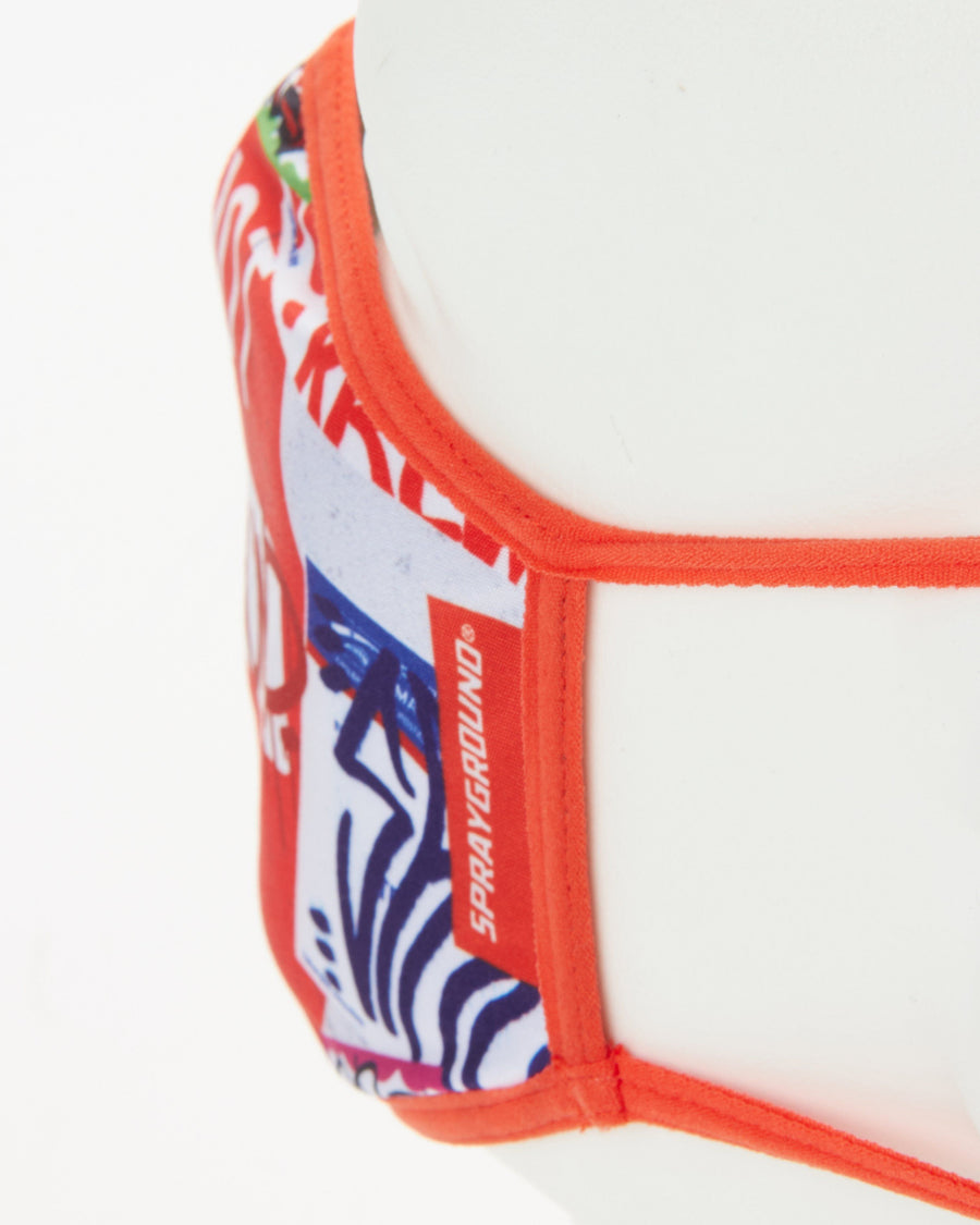 SPRAYGROUND® FASHION MASK DO NOT ENTER FORM-FITTING MASK