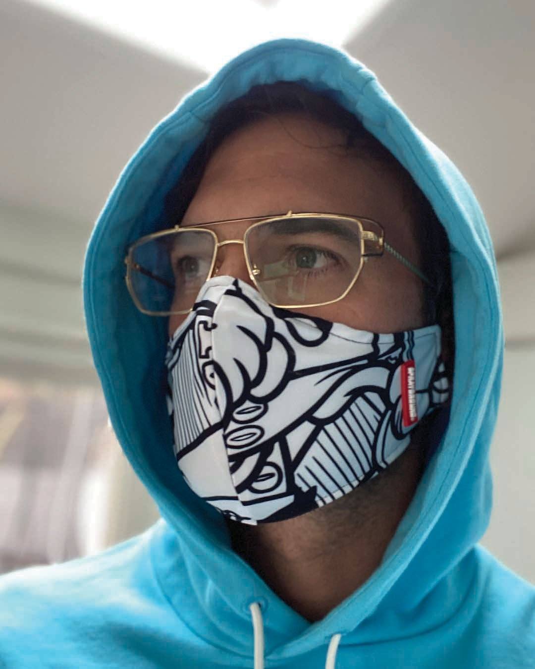 SPRAYGROUND® FASHION MASK MONEY BOYS MASK (FORM-FITTING)