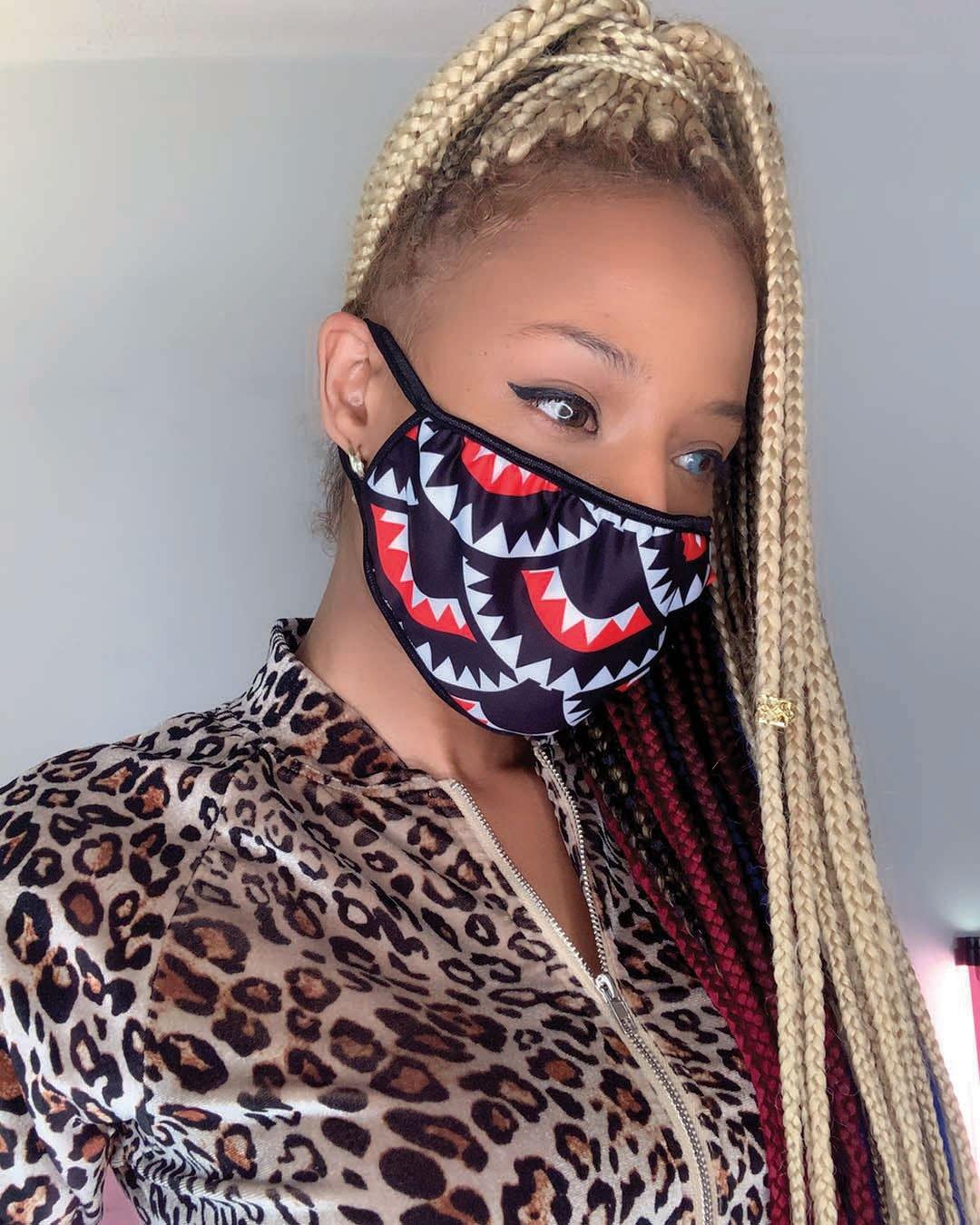SPRAYGROUND® FASHION MASK SHARKMOUTH PATTERN MASK (CLASSIC FIT)