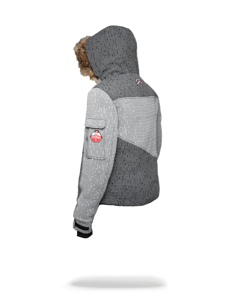 SPRAYGROUND® OUTERWEAR JAPAN STRIPE KNIT CHOPPER JACKET