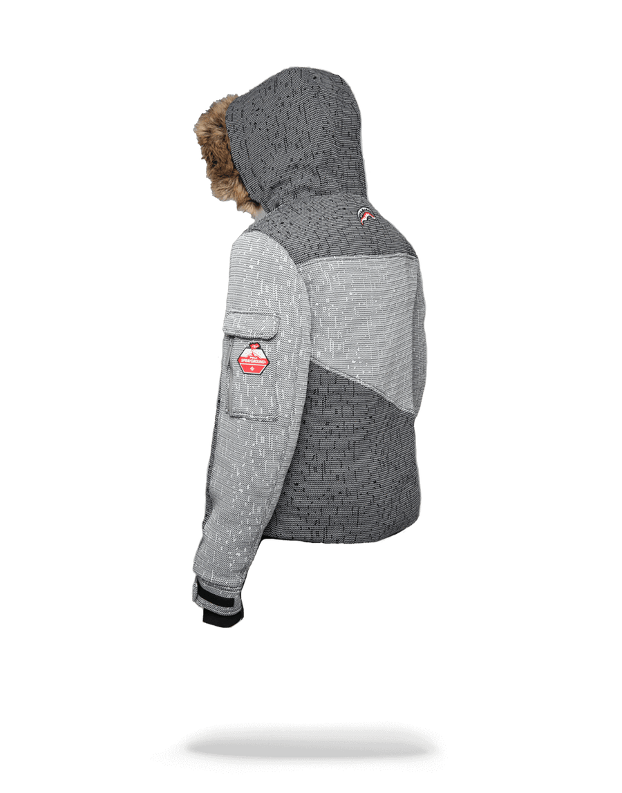 SPRAYGROUND® OUTERWEAR JAPAN STRIPE KNIT CHOPPER JACKET