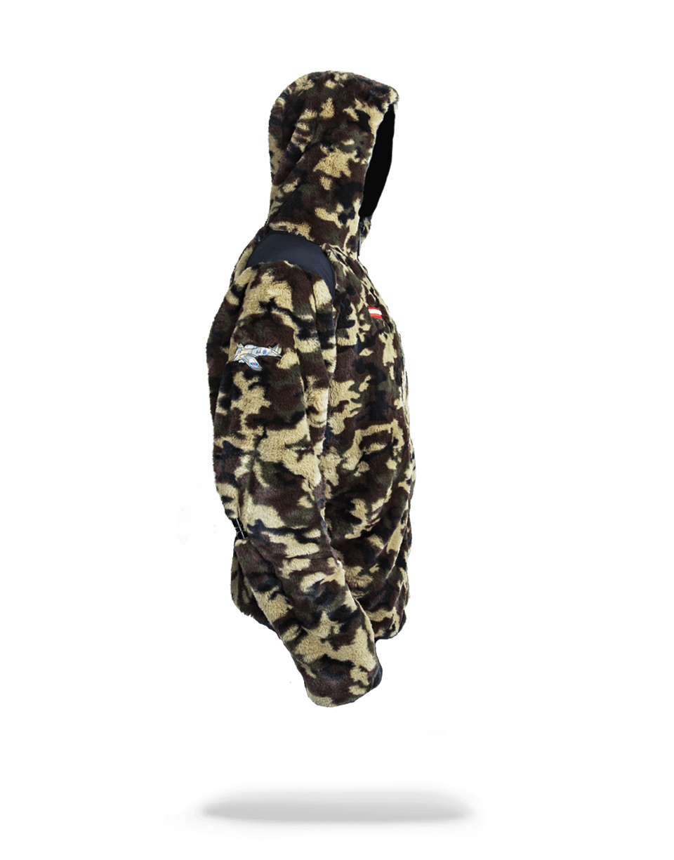 SPRAYGROUND® OUTERWEAR CAMO FLEECE