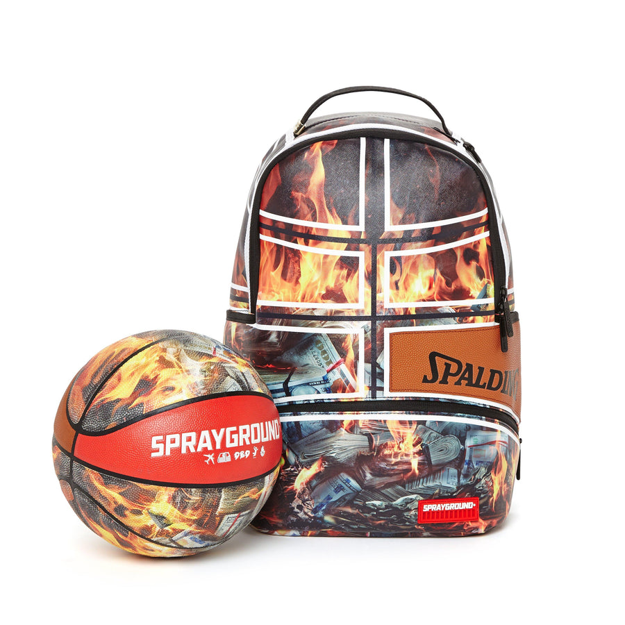 SPRAYGROUND® BASKETBALL SPALDING X SPRAYGROUND FIRE BASKETBALL