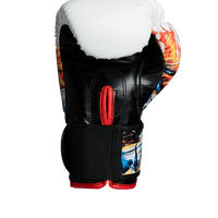 SPRAYGROUND® BOXING GLOVES WHITE FIRE MONEY BOXING GLOVES