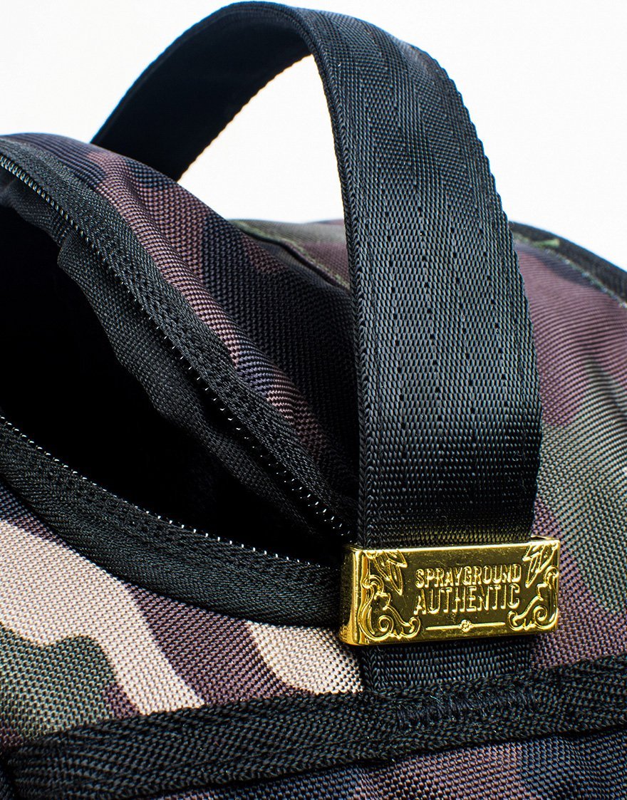 SPRAYGROUND® BACKPACK NBALAB KYRIE IRVING CAMO PATCHES