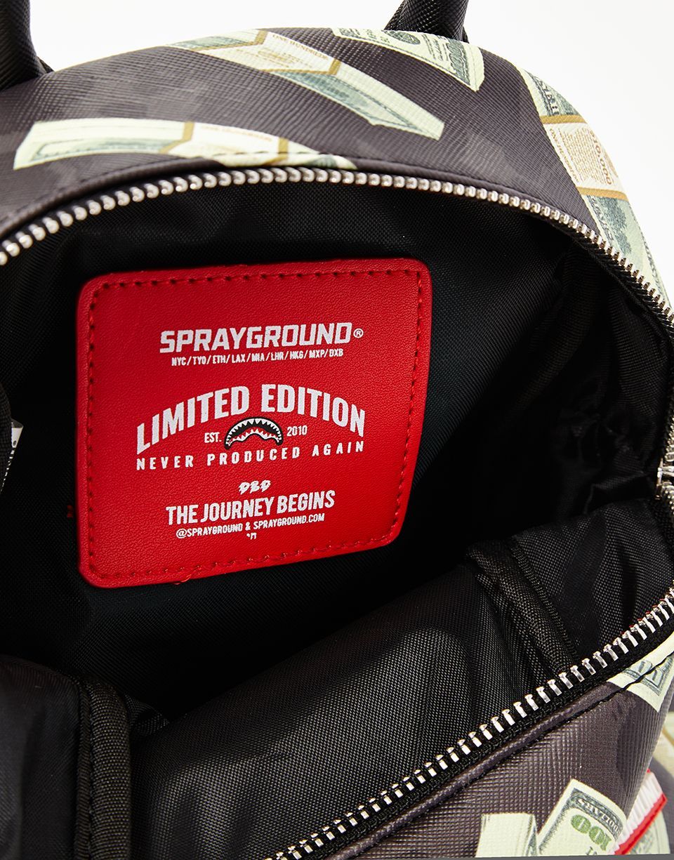 Sprayground leopard fur money top