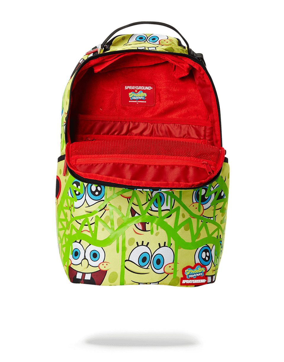 SPRAYGROUND® BACKPACK SPONGEBOB SPRAYPAINT FACE PATTERN