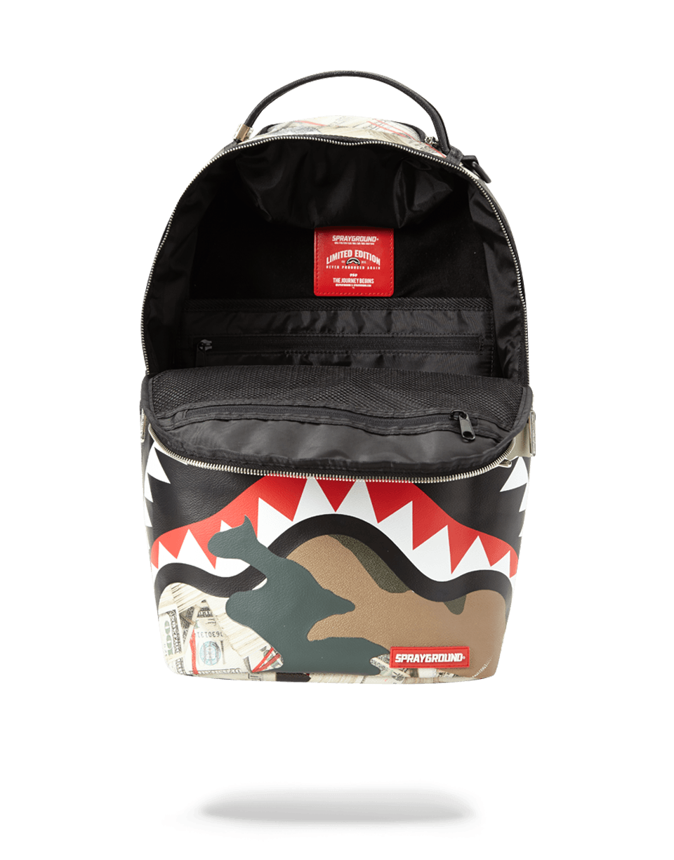 Money top shark backpack