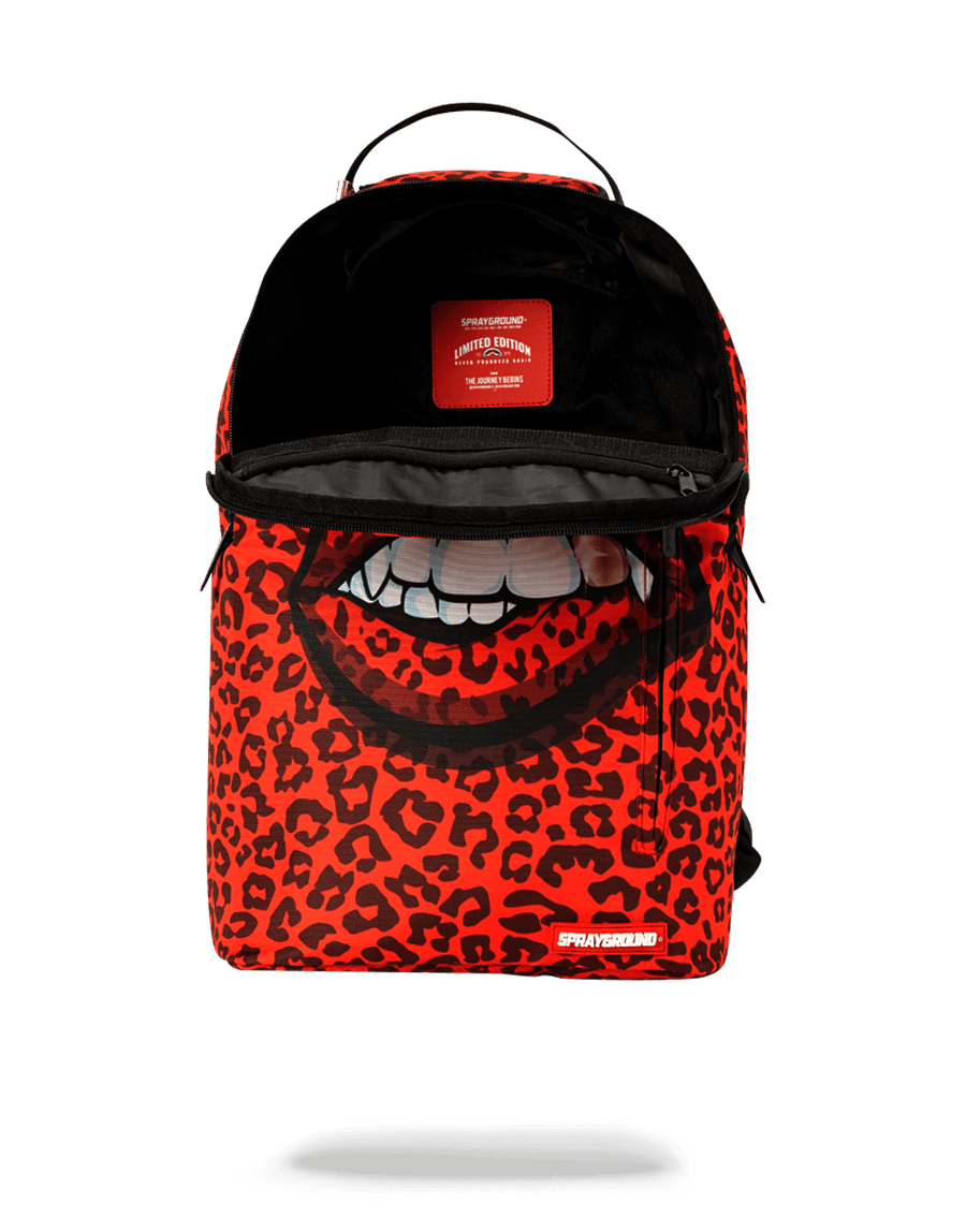 SPRAYGROUND® BACKPACK RED LEOPARD LIPS