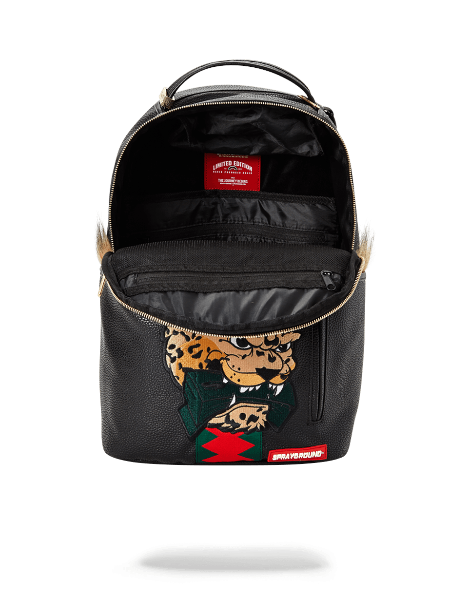 Shop Sprayground Money Kicks Red Leopard Fur Crossbody Bag Online –  Maison-B-More Global Store