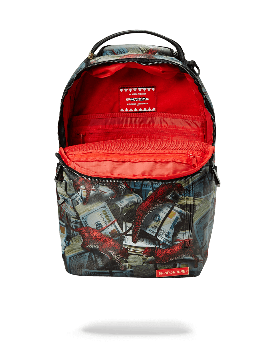 Sprayground backpack red money Clearance