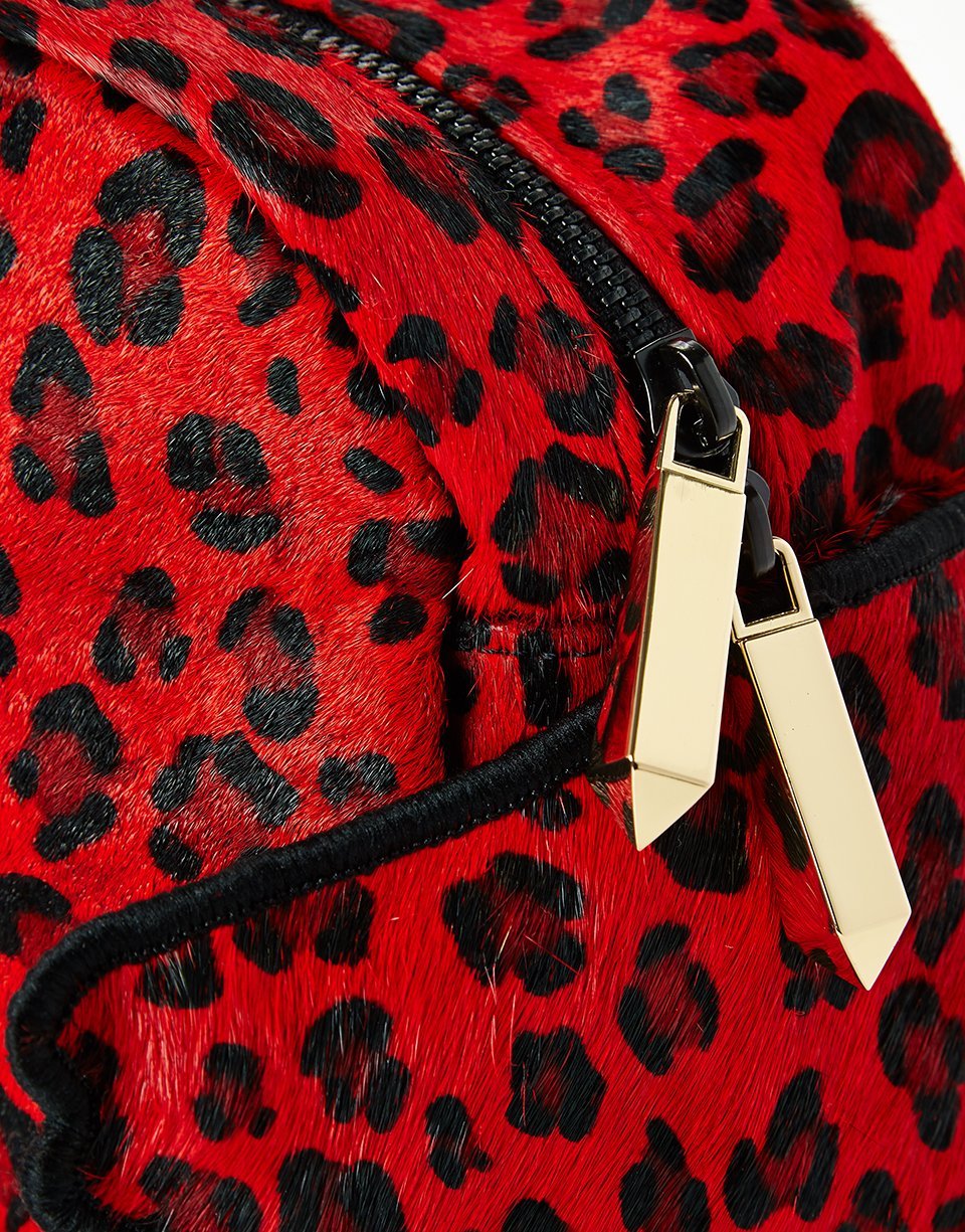 SPRAYGROUND® WOMENS BACKPACK RED LEOPARD ANGEL (PONY HAIR)