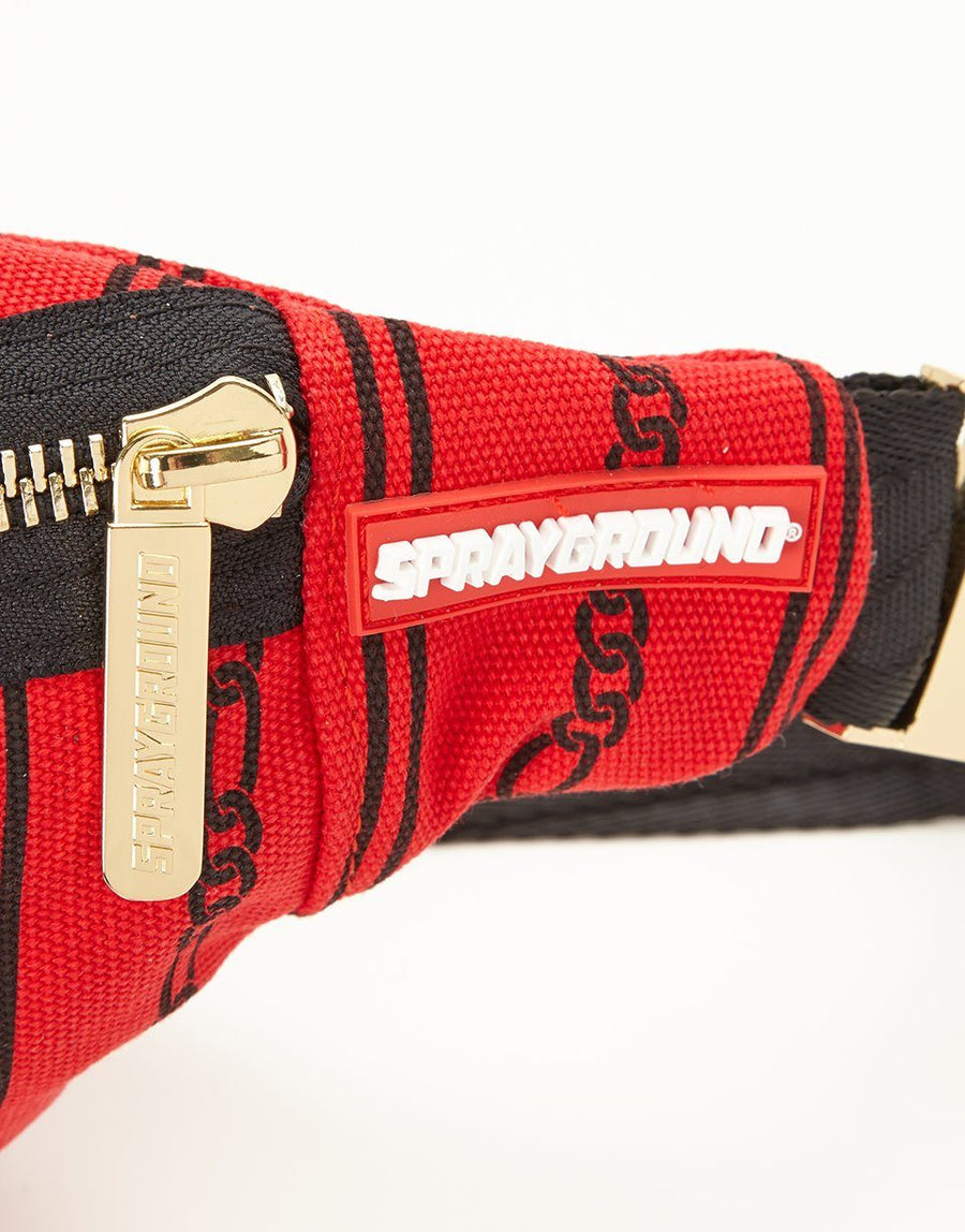 SPRAYGROUND® CROSS BODY REVERSE SHARKS IN PARIS CROSSBODY (RED)