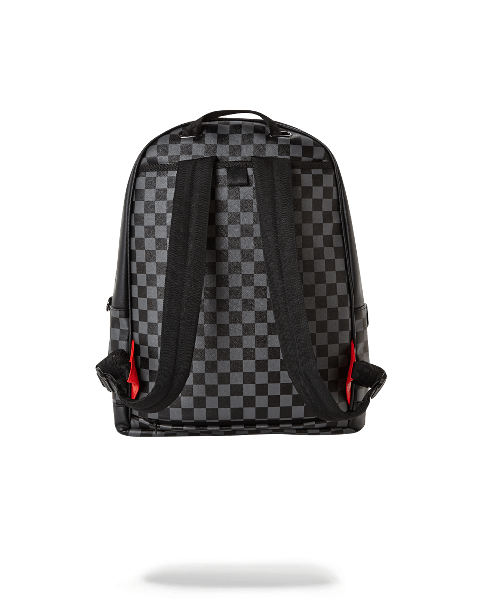 SPRAYGROUND® BACKPACK SHARKS IN PARIS (BLACK CHECKERED EDITION)