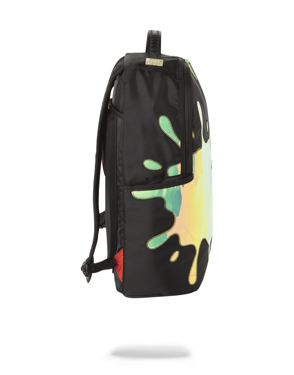 SPRAYGROUND® BACKPACK BLUE MIRROR REFLECTIVE SPLAT BACKPACK (ONE OF ONE)
